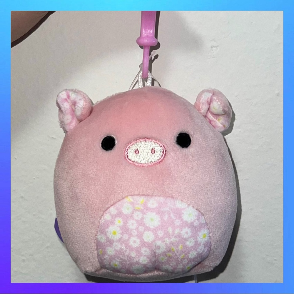 Peter Pig Clip Squishmallow NWT